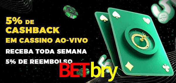 Promoções do cassino ao Vivo betbry